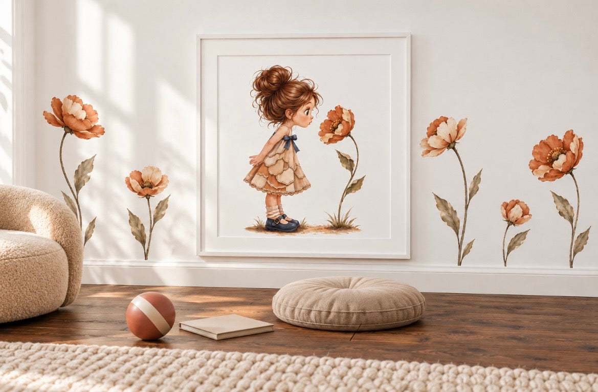 Girl with Flower